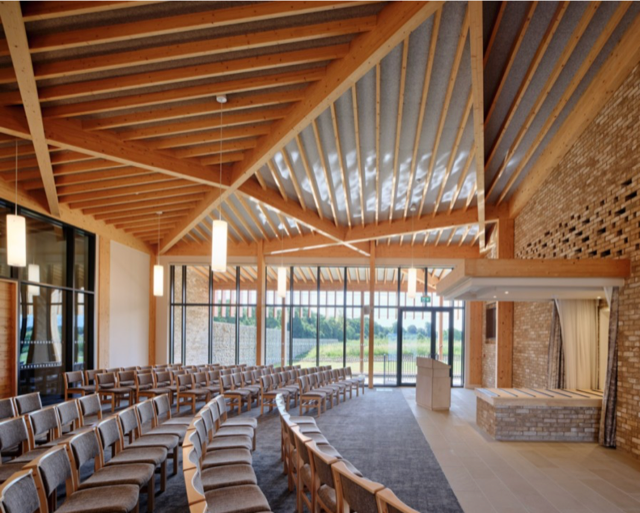 Hemel Hempstead Crematorium - 350m2 of wall and floor tiling 